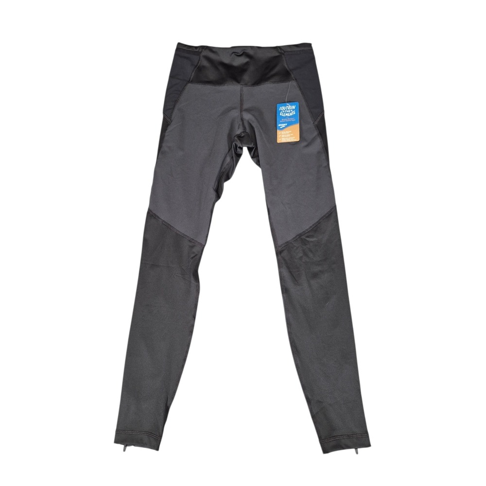 Brooks Switch Hybrid Tight Black Running Leggings Mens Small 221505001.025 NWT